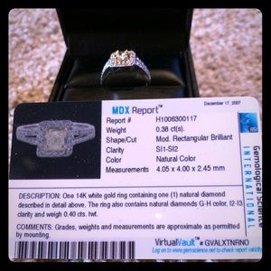 Certified Natural Yellow Diamond Ring